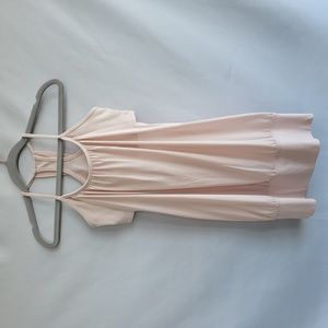 Lululemon No Limits Tank, Light Pink Stripe Bra - Size 6